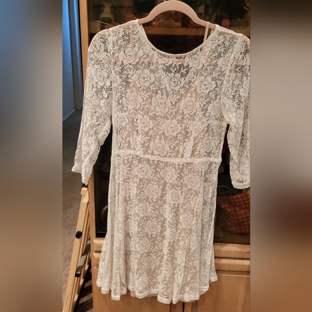 Mesh mini dress